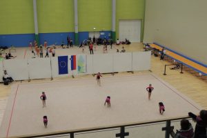 Prva prvenstvena tekma 2016 skupinskih sestav v ritmični gimnastiki