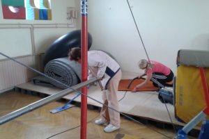 Priprava gimnastične telovadnice
