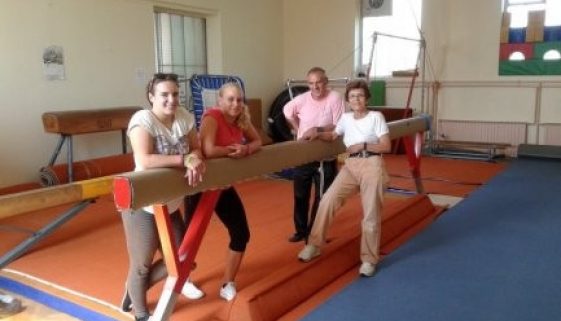 Priprava gimnastične telovadnice