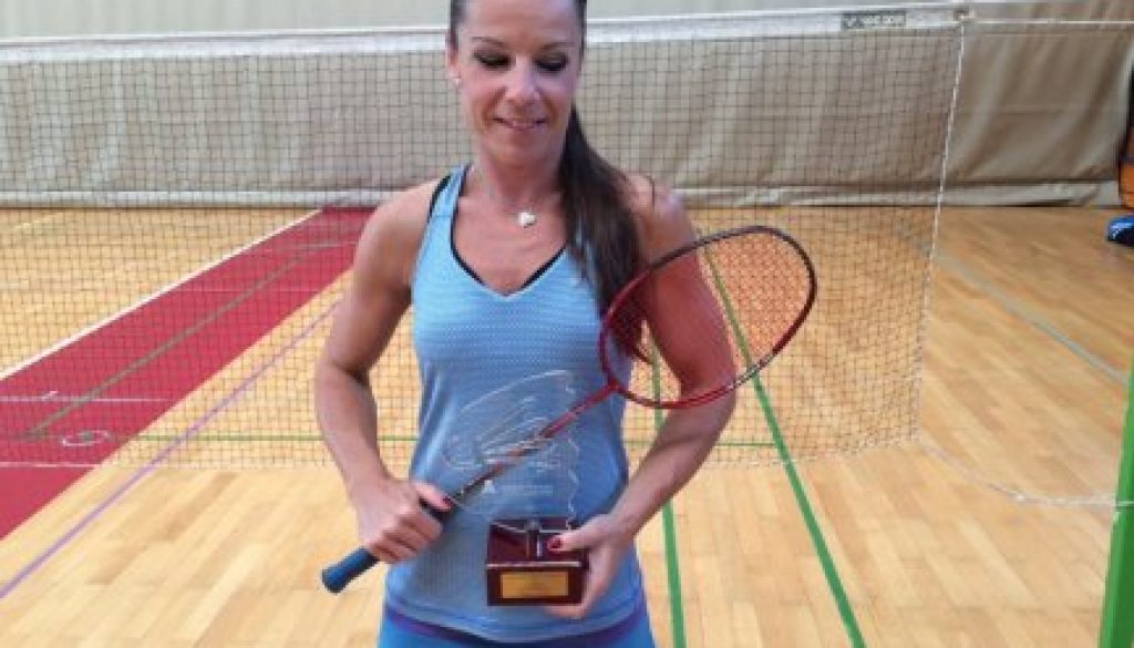 Brigita Golob državna prvakinja na veteranskem državnem badmintonskem prvenstvu