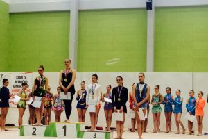 Ivana Trplan 3. mesto v ritmični gimnastiki