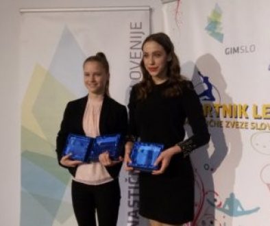 Podelitev priznanj Gimnastične zveze Slovenije za leto 2018