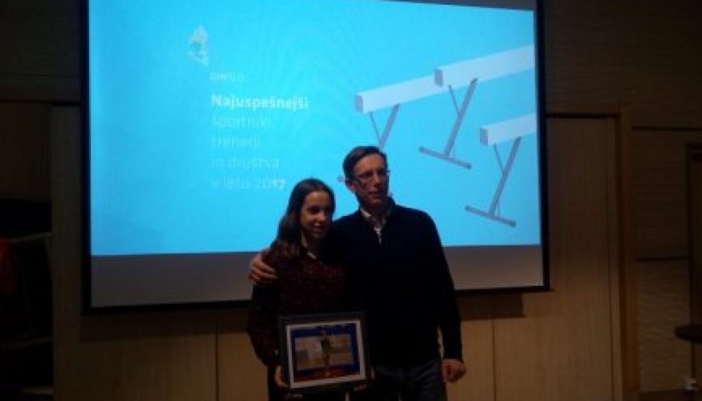 Maja Čopi - najboljša športna akrobatka v letu 2017 v kategoriji starejših deklic